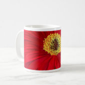 Red Daisy Gerber Flower Painting Art - Multi Koffiemok (Voorkant links)