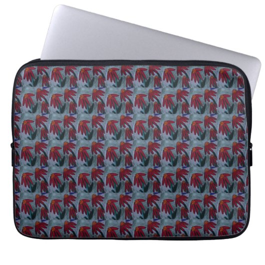 Red Daisy-laptophoes Laptop Sleeve (Voorkant)