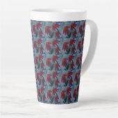 Red Daisy Latte Mok (Rechterhoek)
