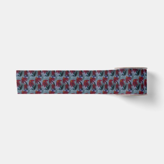 Red Daisy Satijnen Lint (Voorkant)