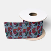 Red Daisy Satijnen Lint (Spoel)