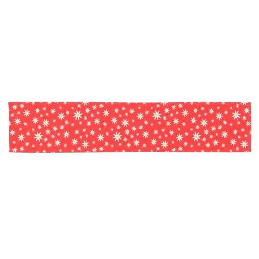 Red Daisy Table Runner Korte Tafelloper (Horizontaal)