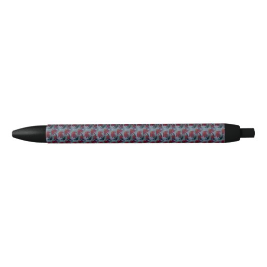 Red Daisy Zwarte Inkt Pen (Voorkant)