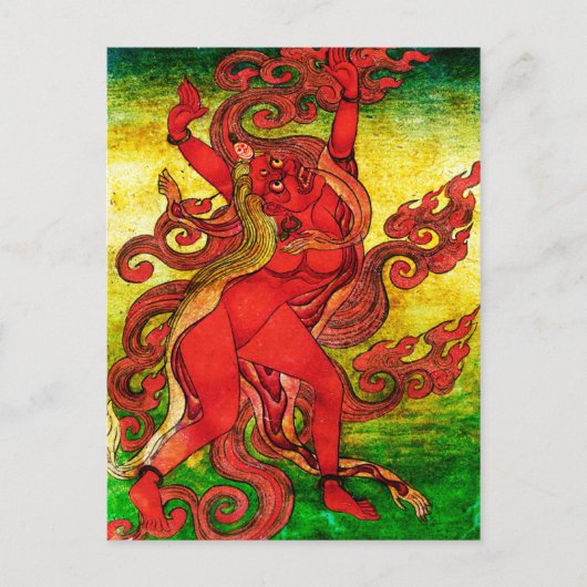 Red Dakini Briefkaart (Voorkant)
