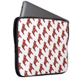 Red Dala Horse Laptop Hoesje Laptop Sleeve (Voorkant Rechts)