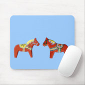 Red Dala Horse Mousepad Muismat (Met muis)
