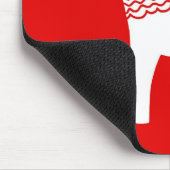 Red Dala Horse Muismat (Hoek)