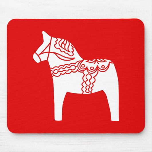 Red Dala Horse Muismat (Voorkant)