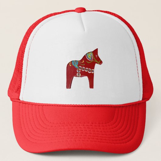 Red Dala Horse Trucker Pet (Voorkant)