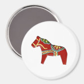 Red Dala magnet (Voorkant / Achterkant)