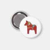 Red Dala magnet (Voorkant / Achterkant)