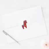 Red Dala Paard # 6 Sticker (Envelop)
