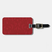 Red Damask Bagagelabel (Voorkant horizontaal)