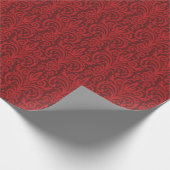 Red Damask Cadeaupapier (Hoek)