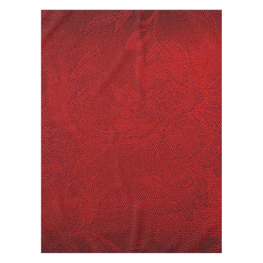 Red Damask Cotton Tablecloth Tafelkleed (Voorkant)