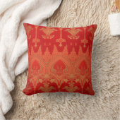 Red Damask Elegant Brocade Cushion Kussen (Deken)