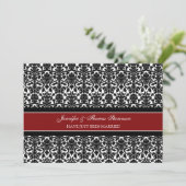 Red Damask is net getrouwd met koninklijke kaarten (Staand voorkant)