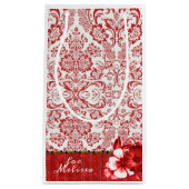 Red Damask Klein Cadeauzakje (Voorkant)