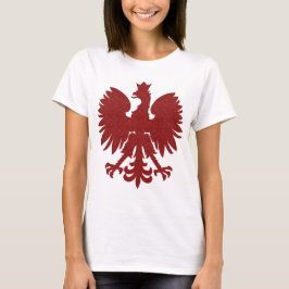 Red Damask Poolse adelaar T-shirt