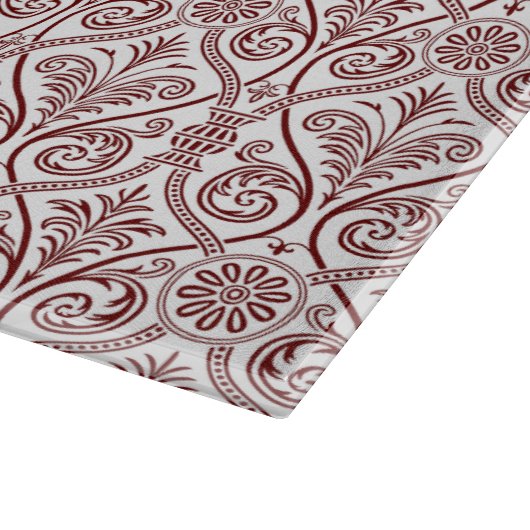 Red Damask-snijkaart Snijplank (Hoek)