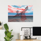 Red Dancer - Grote afdrukken Poster (Thuiskantoor)