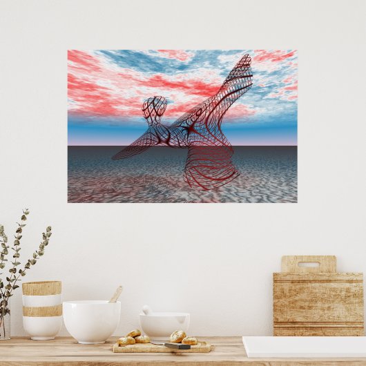 Red Dancer - Grote afdrukken Poster (Keuken)