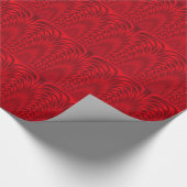 Red Dansende Flames Cadeaupapier (Hoek)