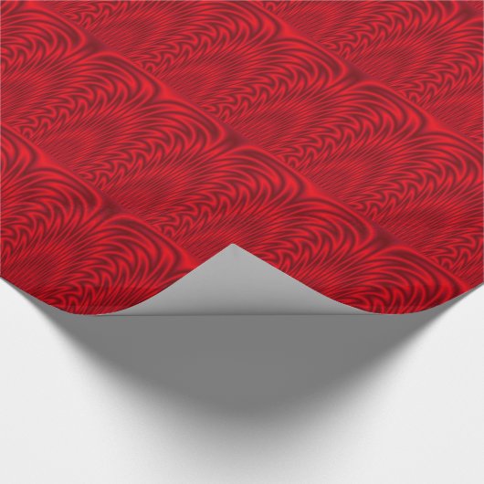 Red Dansende Flames Cadeaupapier (Hoek)