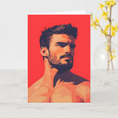Red Dawn Gay Greetings Card Kaart (Gele Bloem)