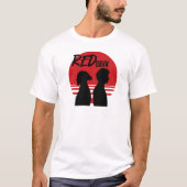 Red Dawn Leclerc tegen Hamilton Rivalry T-shirt (Voorkant)