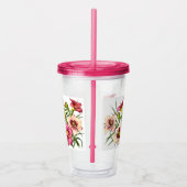 Red Daylily Bouquet Acryl Drinkbeker (Rechts)