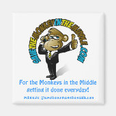 Red de aap in de middelste magneet (Voorkant)