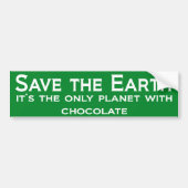 Red de Aarde! Bumpersticker (Voorkant)