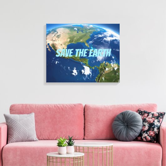 Red de Aarde Canvas Afdruk (Insitu (Woonkamer))