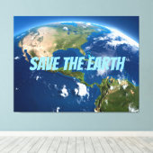 Red de Aarde Canvas Afdruk (Insitu (Houten vloer))