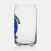 Red de aarde en eet de rijken op | Bold Eco-berich Blikvorm Glas (Links)