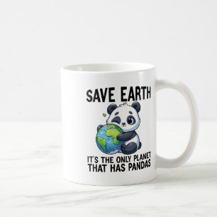 Red de aarde Het is de enige planeet die panda's h Koffiemok