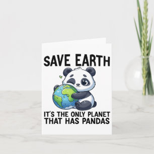 Red de aarde, het is de enige planeet met panda's kaart