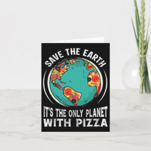 Red De Aarde Het Is De Enige Planeet Met Pizza Ear Kaart