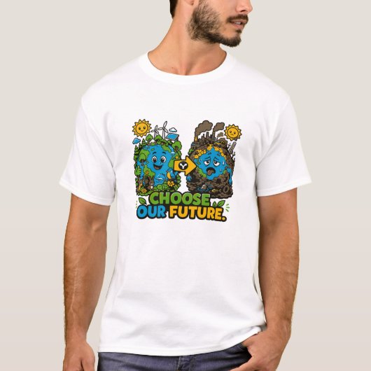 Red de Aarde Klimaatactie T-shirt (Voorkant)