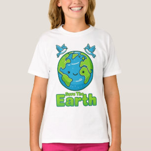Red de aarde, Natuur minnaar Earth Day T-shirt