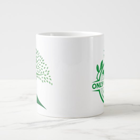 Red de aarde Red het leven Grote Koffiekop (Voorkant)