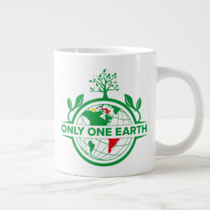 Red de aarde Red het leven Grote Koffiekop