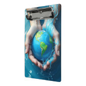 “Red de aarde Waterplaneet  Mini Klembord (Angled2)