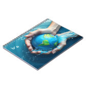 “Red de aarde Waterplaneet Notitieboek  (Linkerzijde)