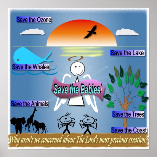 Red de baby's! poster (Voorkant)