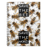 Red de Bee! Red de wereld! Boxed Bee Notitieboek (Voorkant)