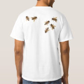 Red de Bee! Red de wereld! Live Design T-shirt (Achterkant)