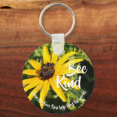 Red de bijen "Bee Kind" Sleutelhanger (Voorkant)