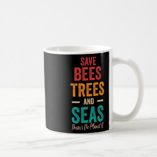 Red de bijen en Zeeen Earth Day Save Out Planet Koffiemok
